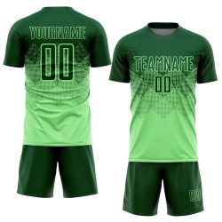 Maglia da calcio personalizzata con stampa a sublimazione verde pisello Maglia da calcio personalizzata con stampa a sublimazione verde pisello